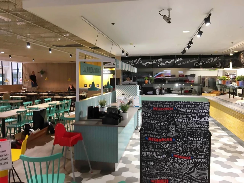 Pizzabuffa Restaurant OR Track Light Finland