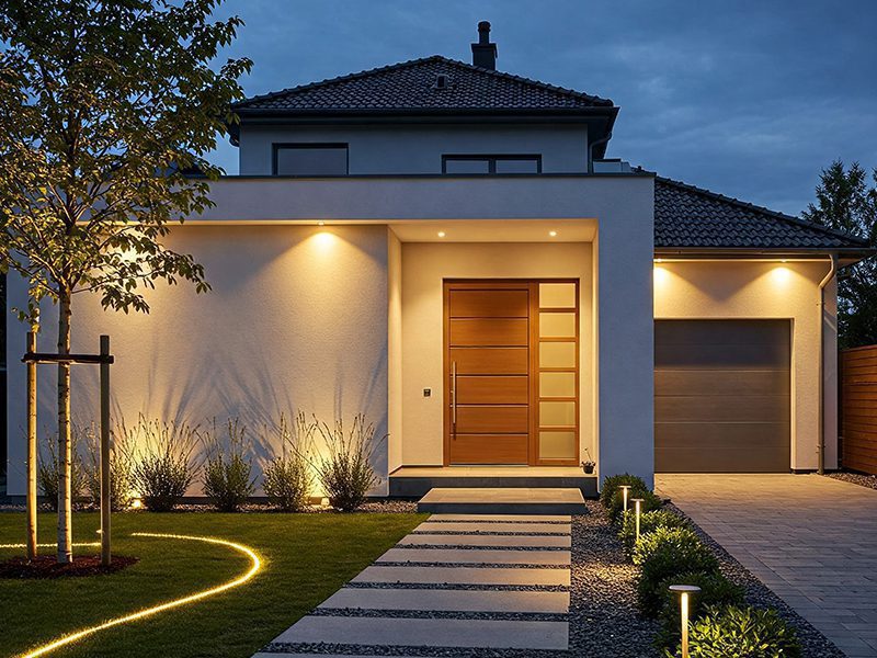 Example diagram of house LED lighting scheme