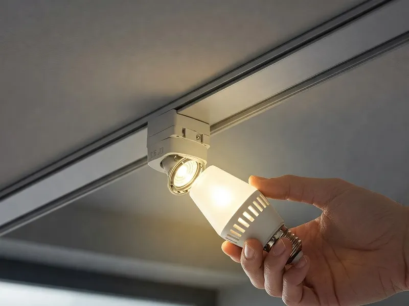 How to Safely Change an LED Track Light Bulb