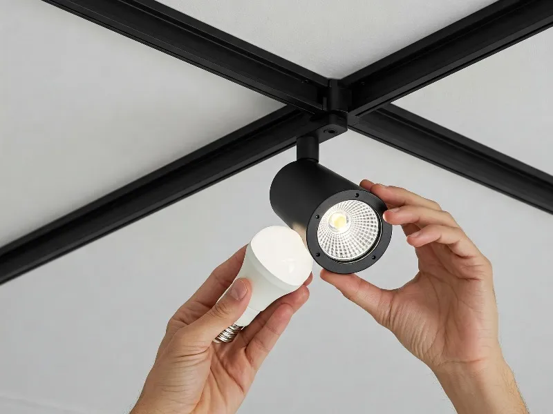 Replacing LED Track Light Bulbs for Beginners