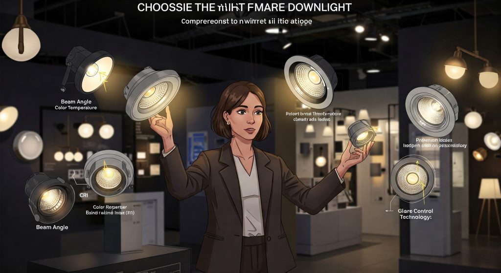 Choosing the Right Anti-Glare Downlight for Your Space