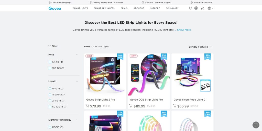 Govee Lighting LED Light Strip