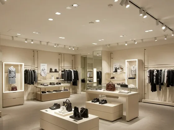 High-end retail store installation recessed spotlight price