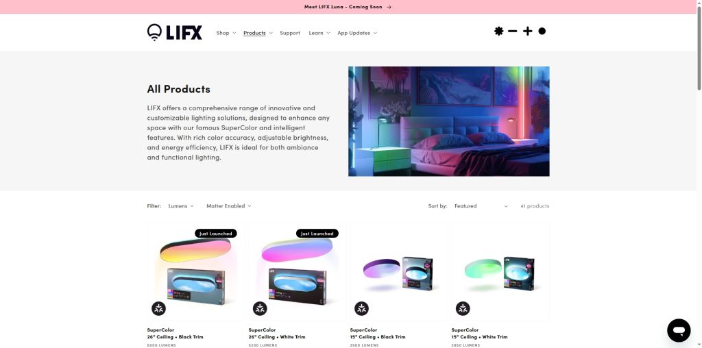 LIFX lighting