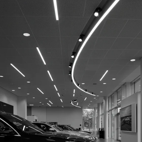 12 inch ceiling lights for luxury car dealership