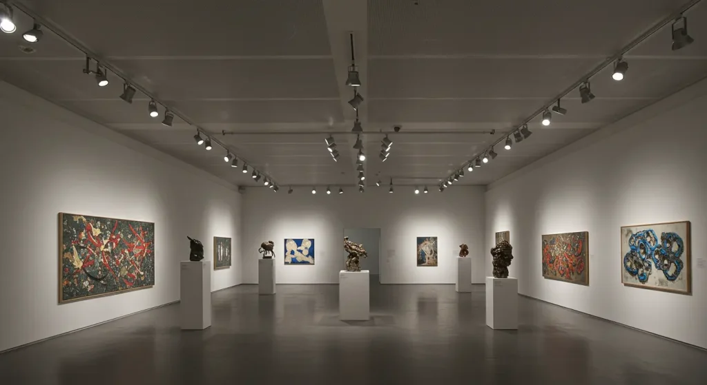 Commercial Spotlight System Tailored for Gallery Exhibitions