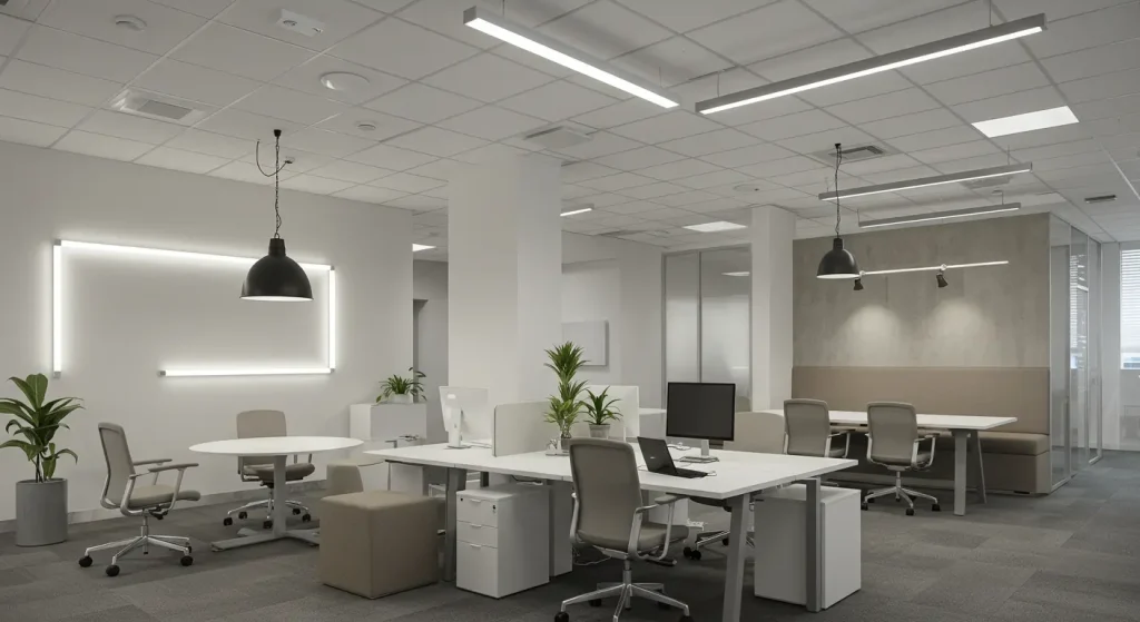 Custom Office Lighting Solutions with Commercial-Grade Downlights
