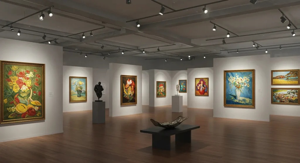 High CRI Track Lights Designed for Art Display Spaces