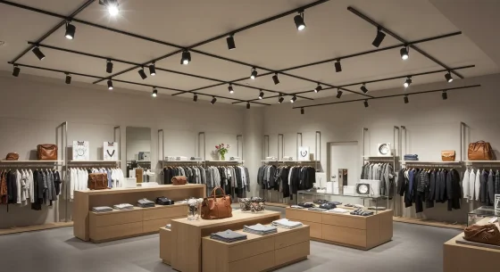 Anti Glare Dimmable Track Light for Comfortable Retail Lighting