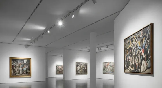 Anti Glare Recessed Dimmable Track Light for Gallery Applications