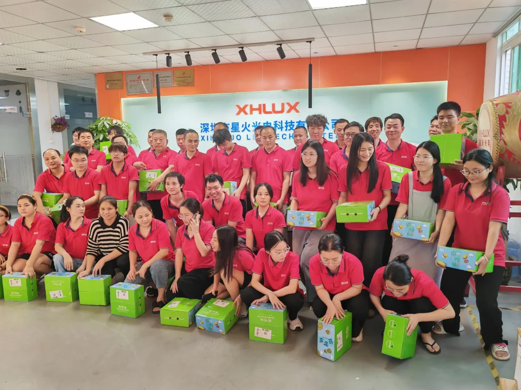 xhlux distributes holiday gifts to employees