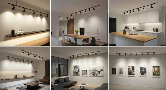 Commercial Casambi Track Light with App-Based Dimming Functionality