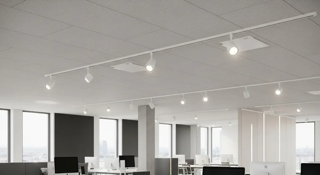 Commercial-Grade 3 Circuit Track Lights for Zoned Illumination