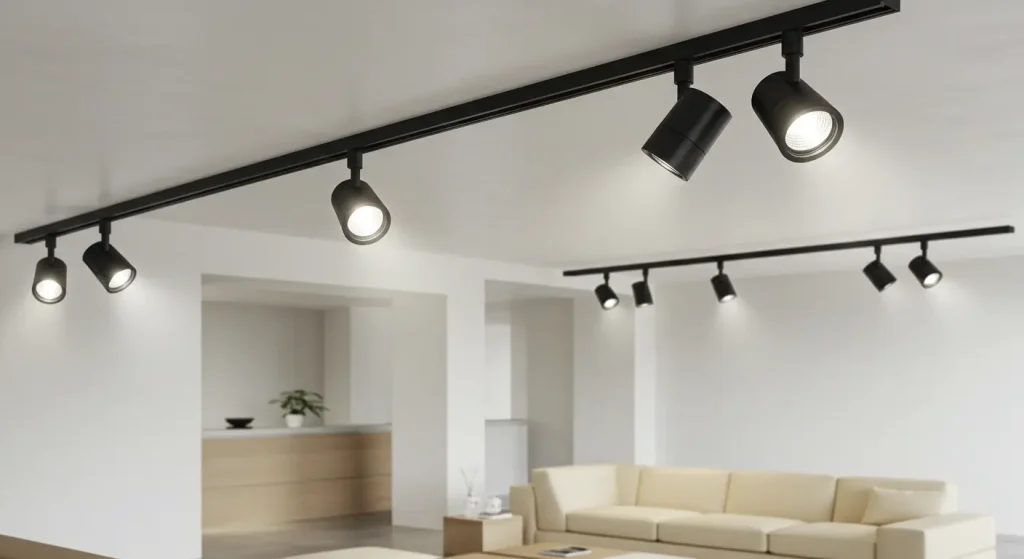 Commercial-Grade Track Lighting with 0-10V Dimming Control