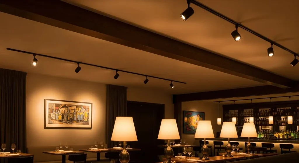 Commercial Lighting Control with Zigbee Dimmable Track Fixtures