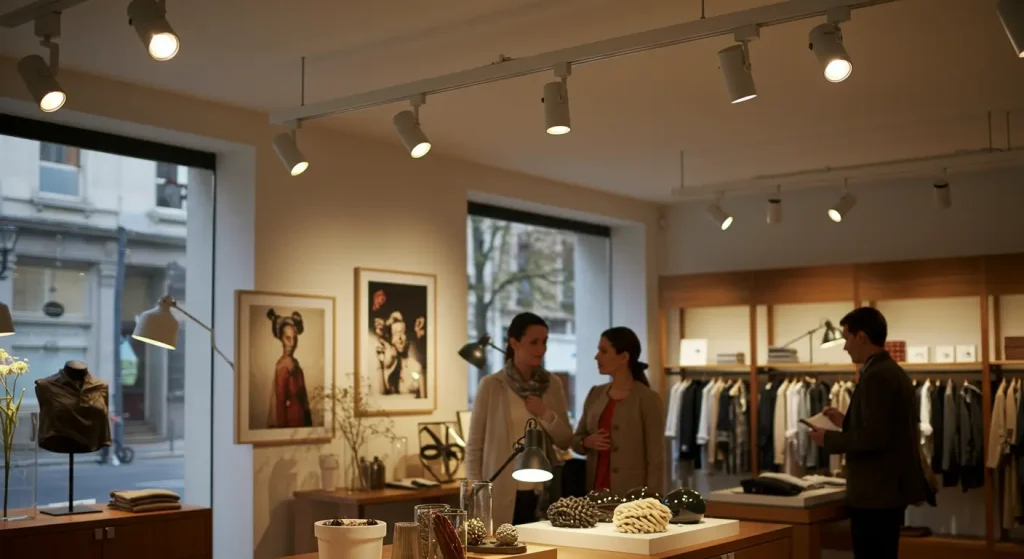 DALI Dimmable Track Lighting for Smart Commercial Spaces