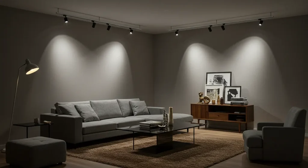 Dimmable LED Track Light for Living Room Use