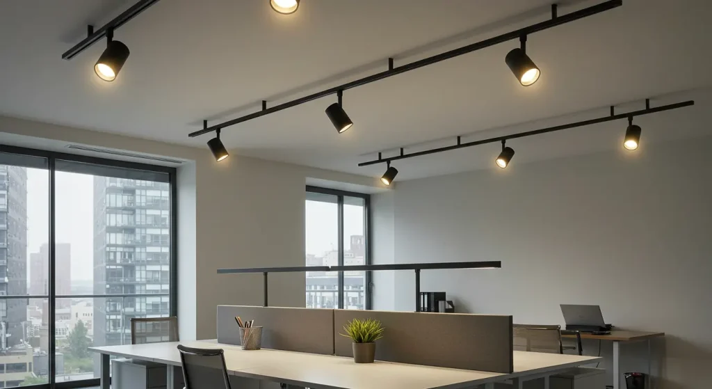 Dimmable LED Track Light for Office Use