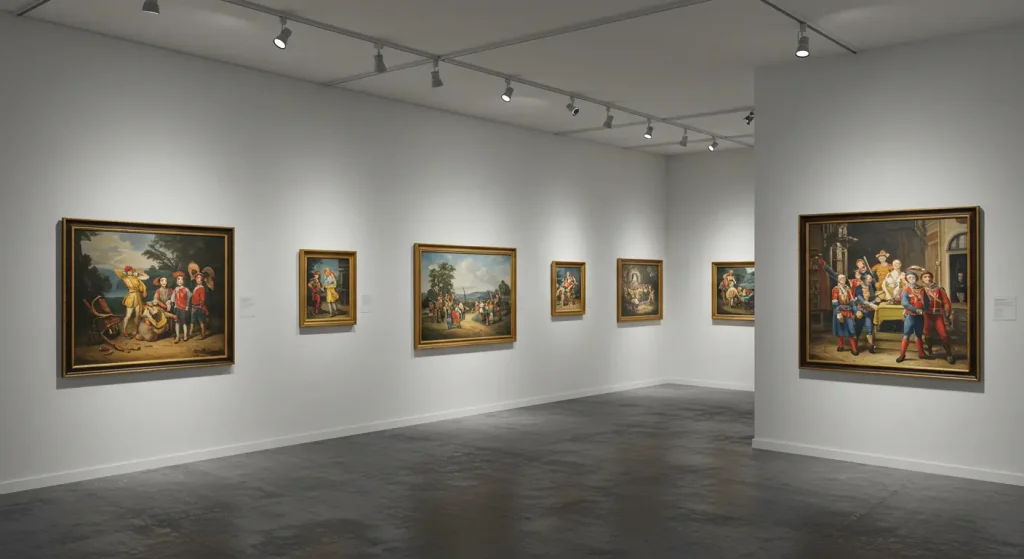 Exhibition Hall Lighting with Dimming Control