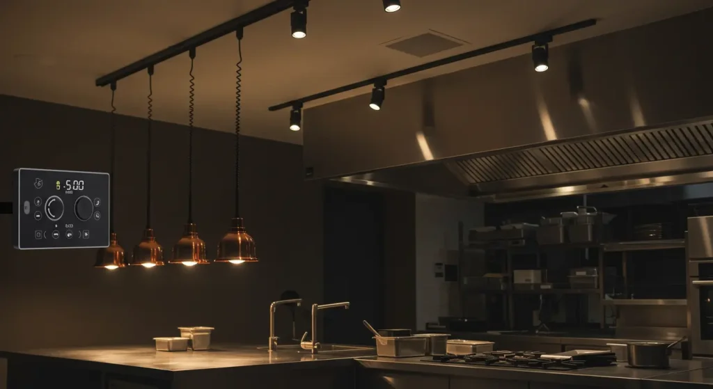 Flexible Scene Lighting with DALI Dimmable Track Fixtures