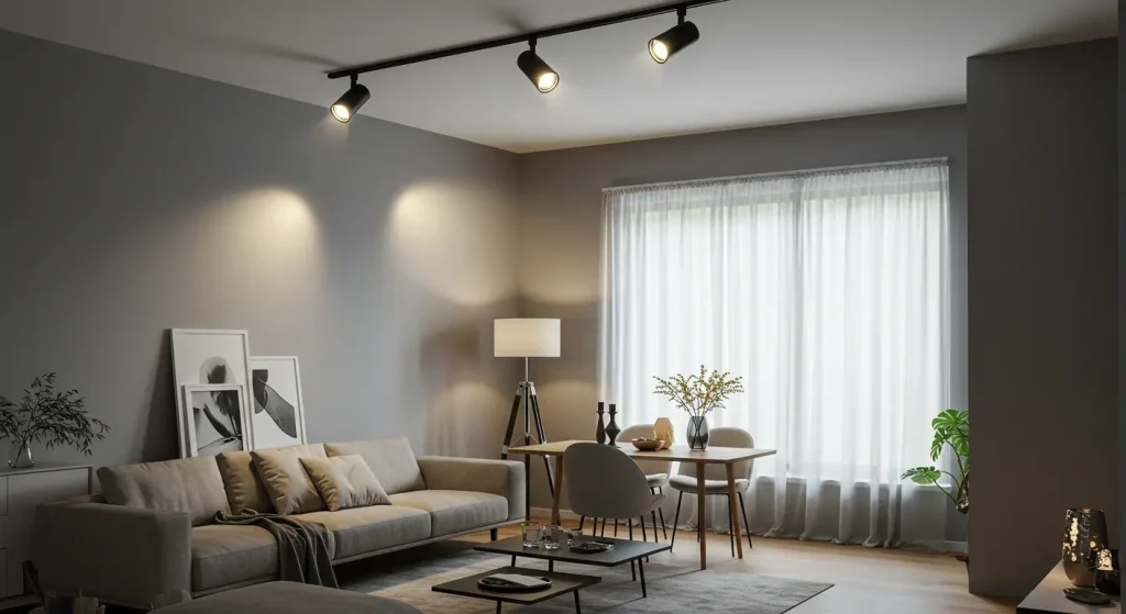 Modern Living Room Dimmable Track Fixture