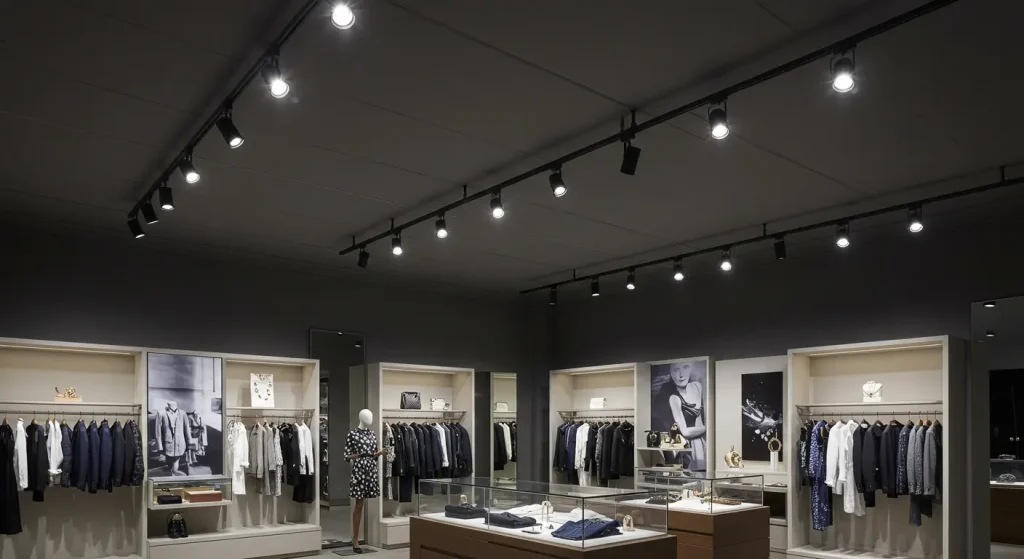 Modern Trimless Dimmable Track Light Design for Retail Spaces