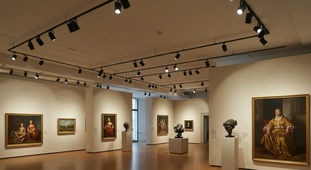 Precision Dimmable Track Light for Artworks