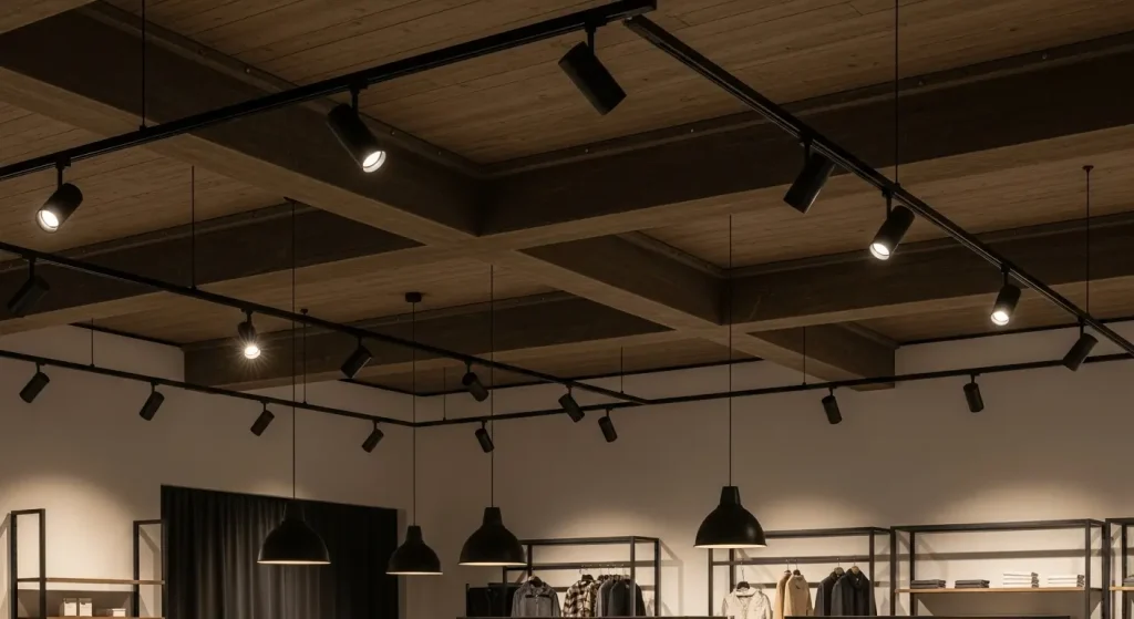 Professional DMX Dimmable Track Lights for Creative Spaces