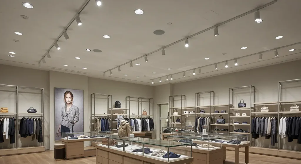 Recessed Trimless Dimmable Track Fixtures for High-End Interiors