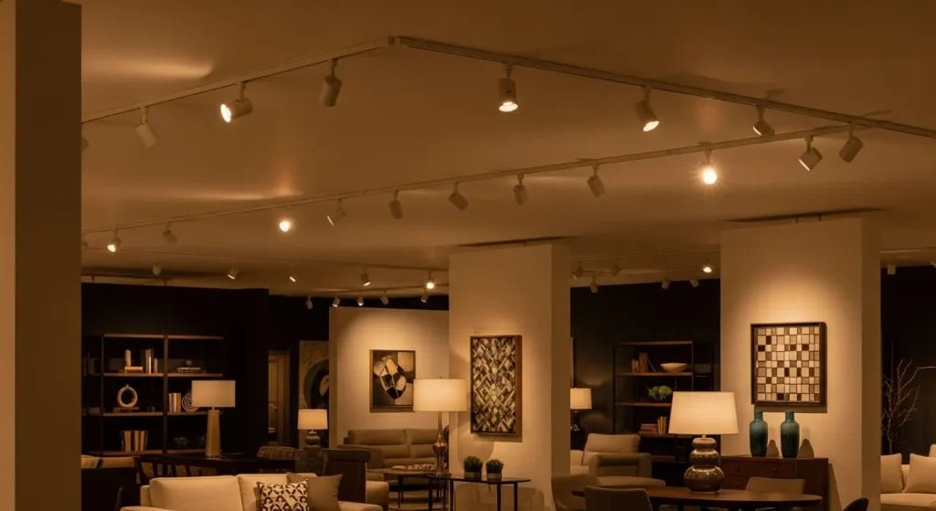 Wireless Zigbee Track Lighting System for Commercial Use