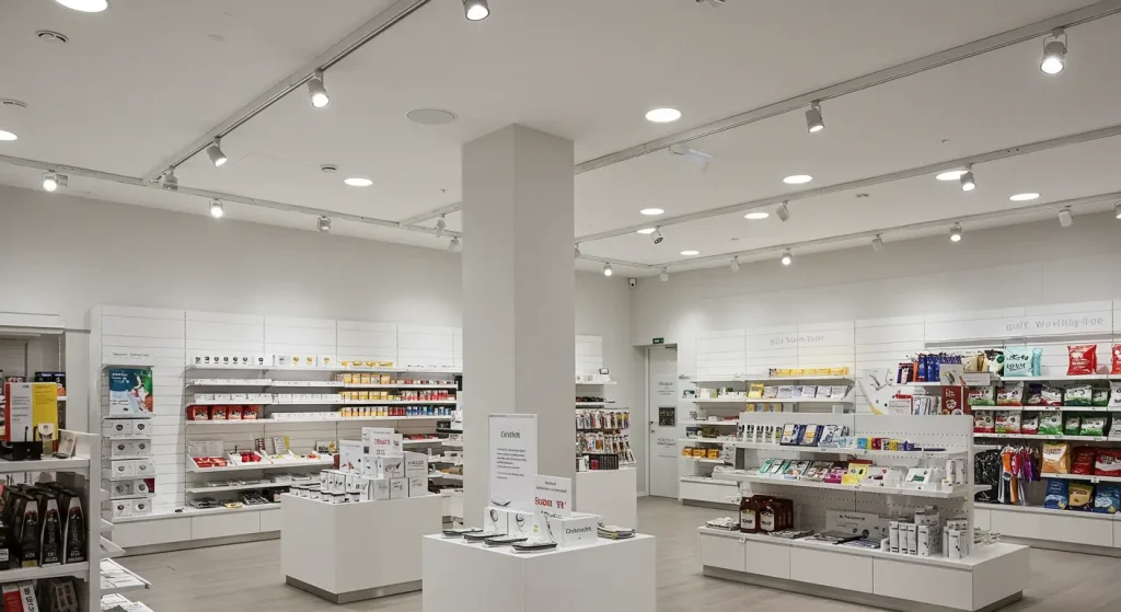 Adjustable GU10 Downlight for Retail Spaces