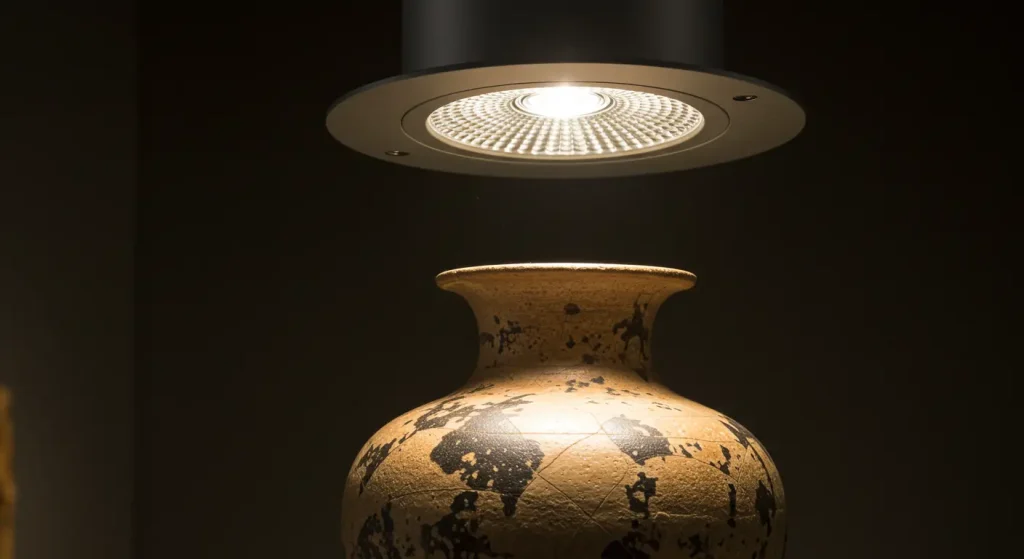 Anti-Glare Downlight Design for Museum Lighting