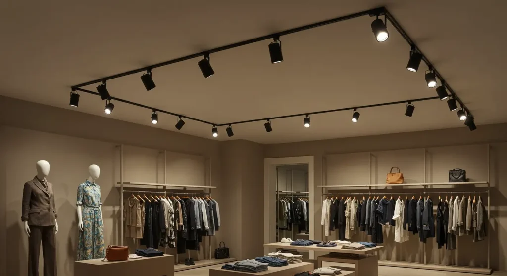 Commercial LED Track Lighting for Retail Stores