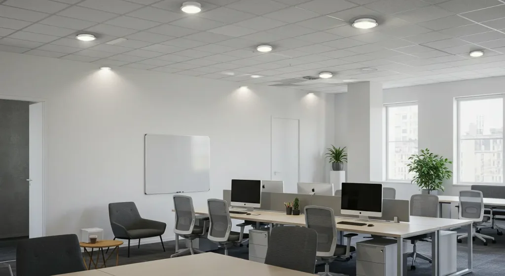 Compact GU10 Downlight for Office Lighting