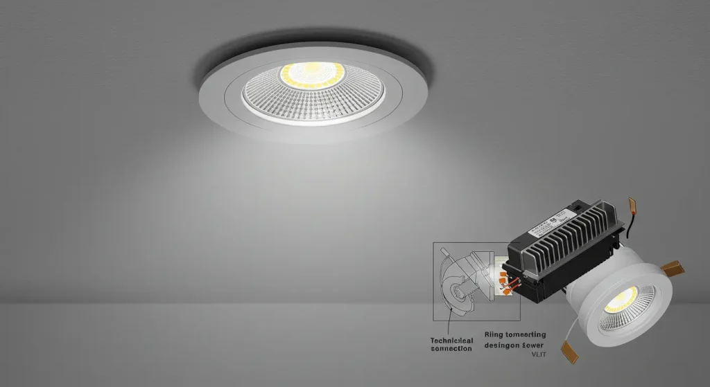 Dimmable Fire Rated LED Downlight in White