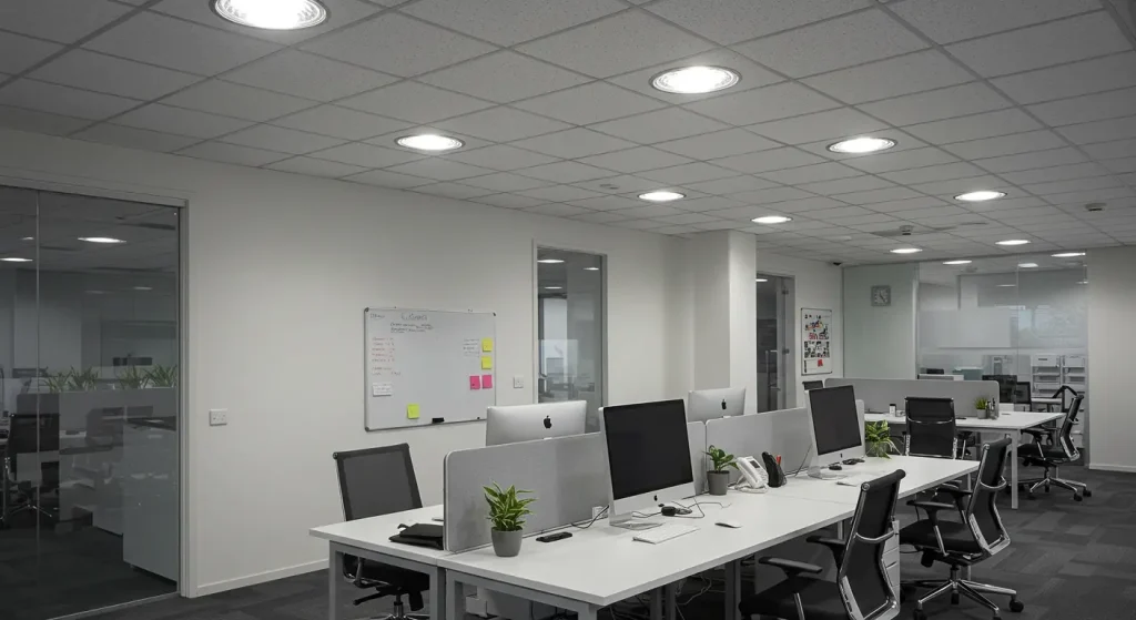 Energy-Efficient LED Downlight for Offices