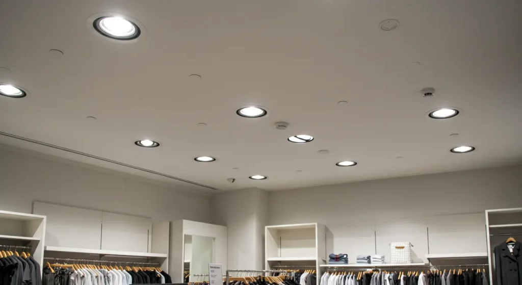 Energy Efficient LED Downlights for Shops