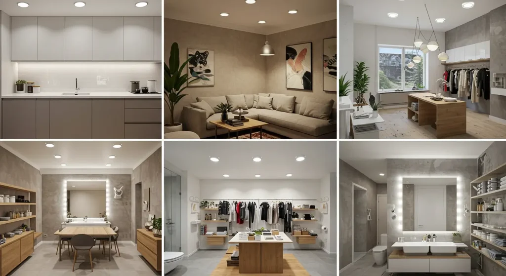 GU10 LED Downlight for Modern Interior Lighting