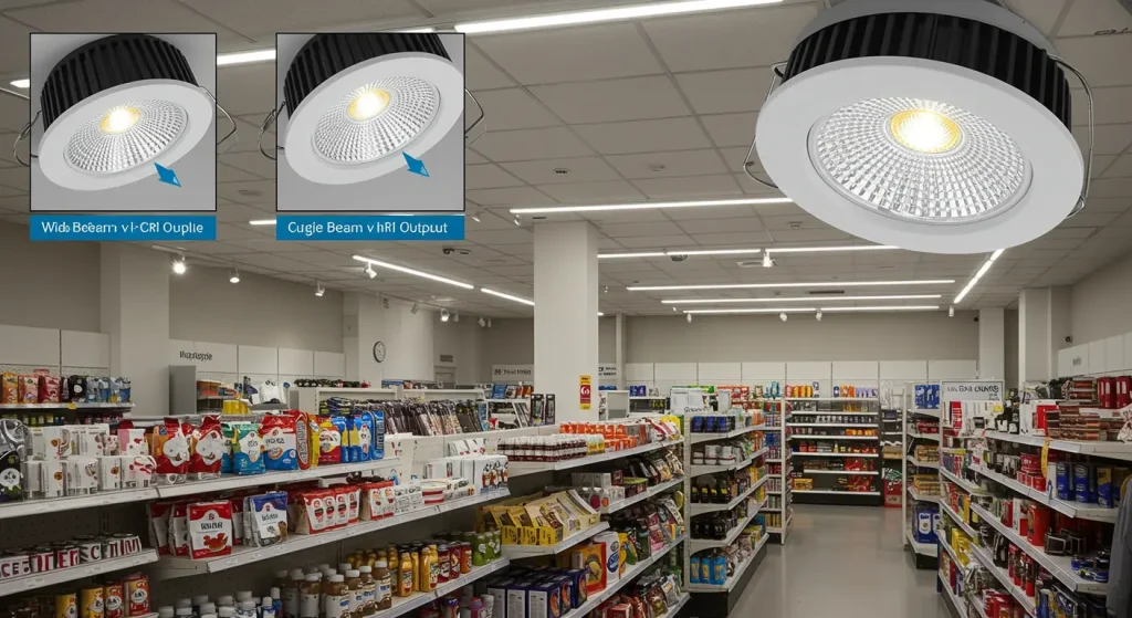 High Lumen LED Downlight for Retail Stores