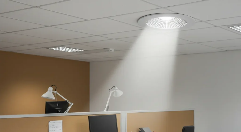 High Lumen Recessed Office Downlight