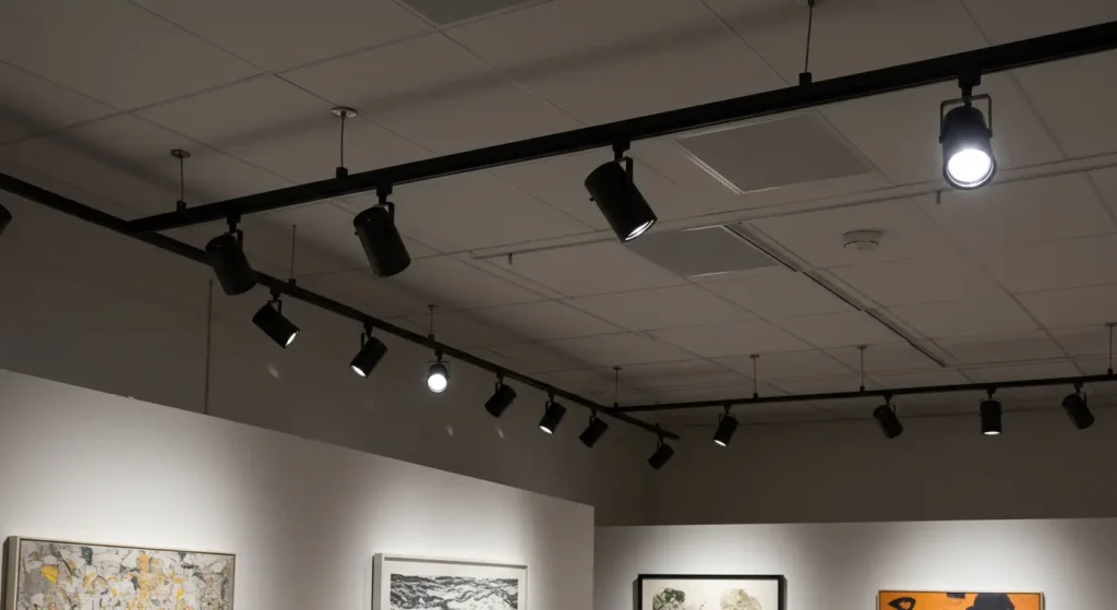 LED Electric Track Lighting System for Showrooms
