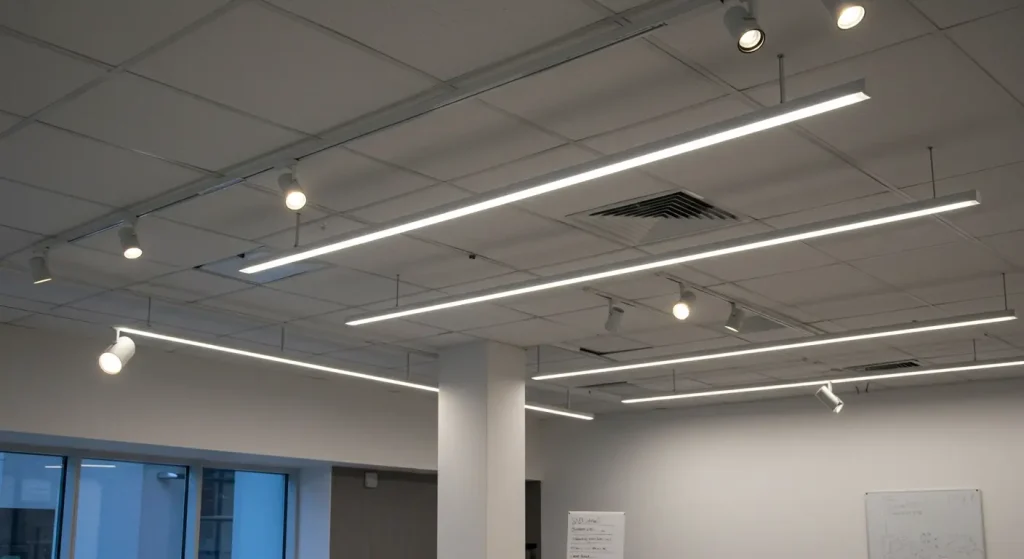 Modern Commercial LED Track Lights for Offices