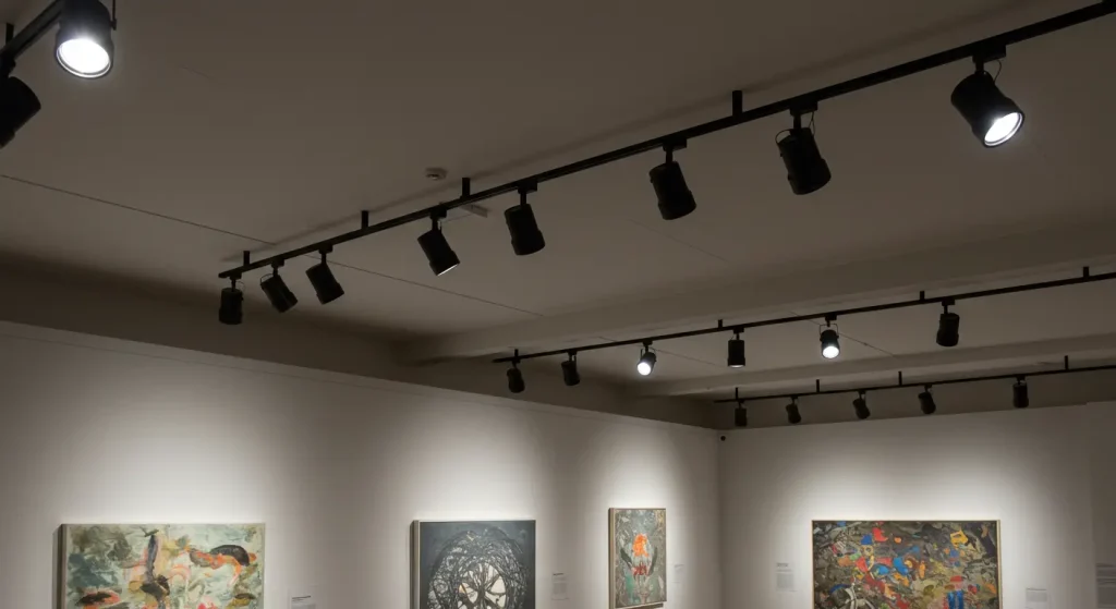 Modern Commercial Track Lights for Galleries