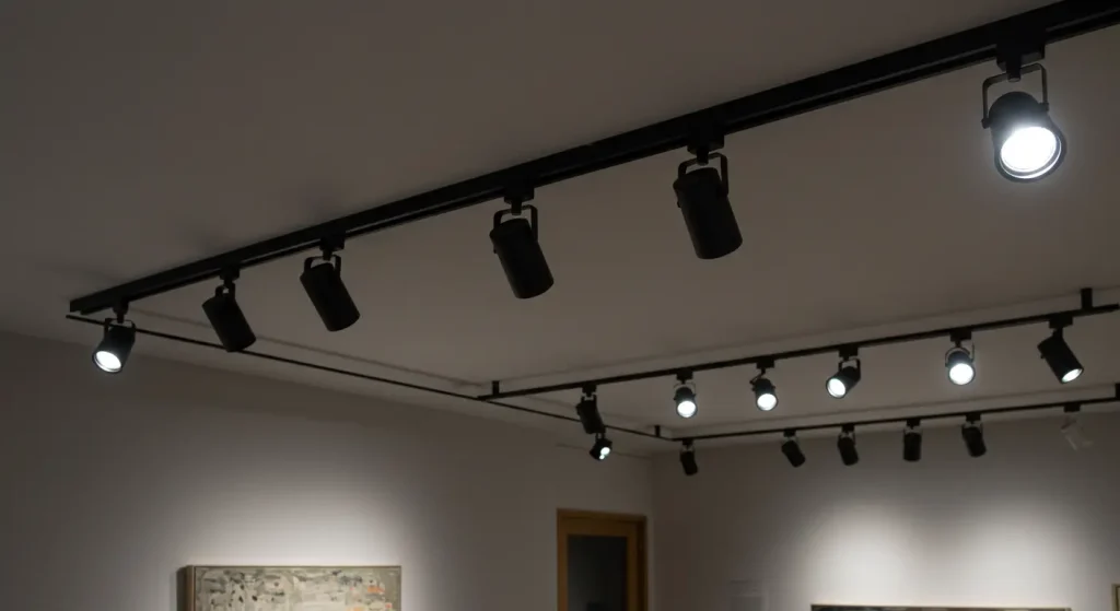 Modern Electric Track Lighting for Art Galleries