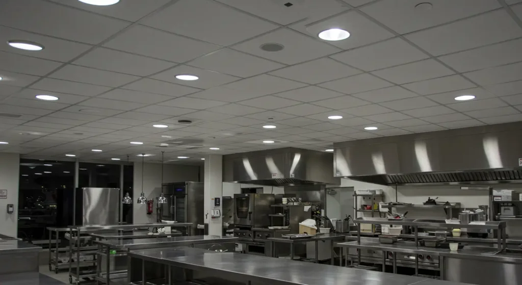 Modular LED downlights for kitchens