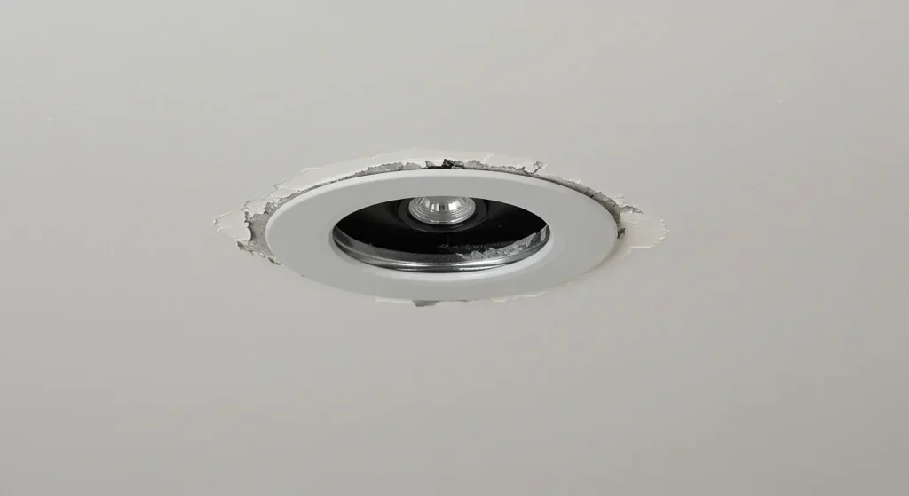 Some common unsightly downlight holes