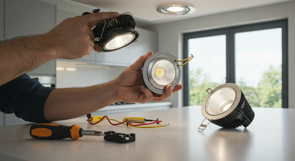 Some solutions for conventional downlight replacement