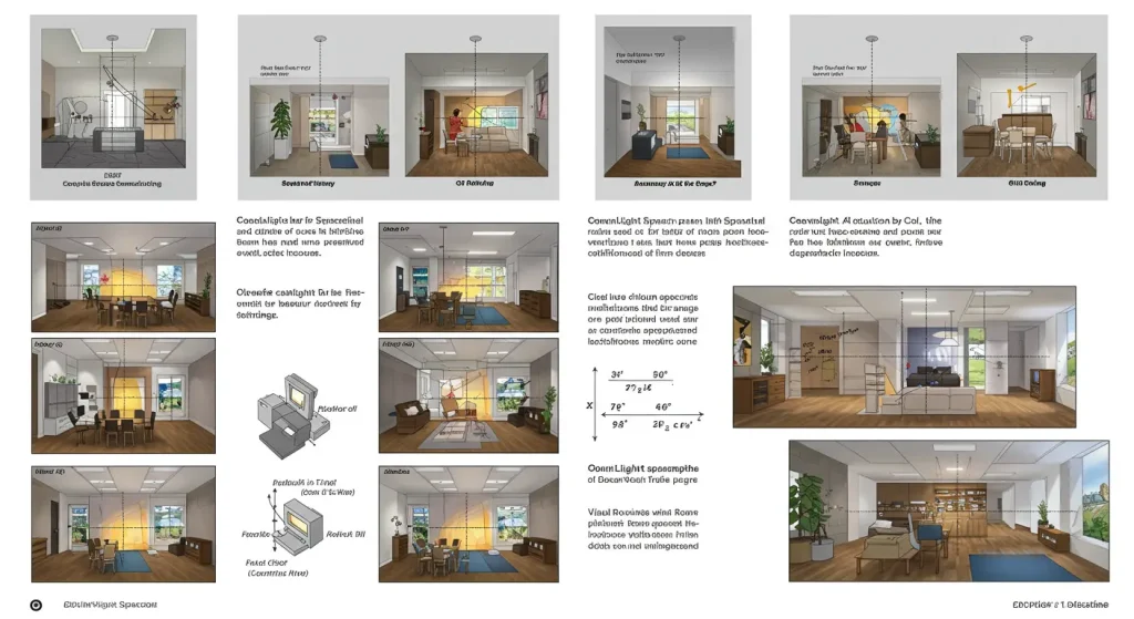how to calculate downlight spacing