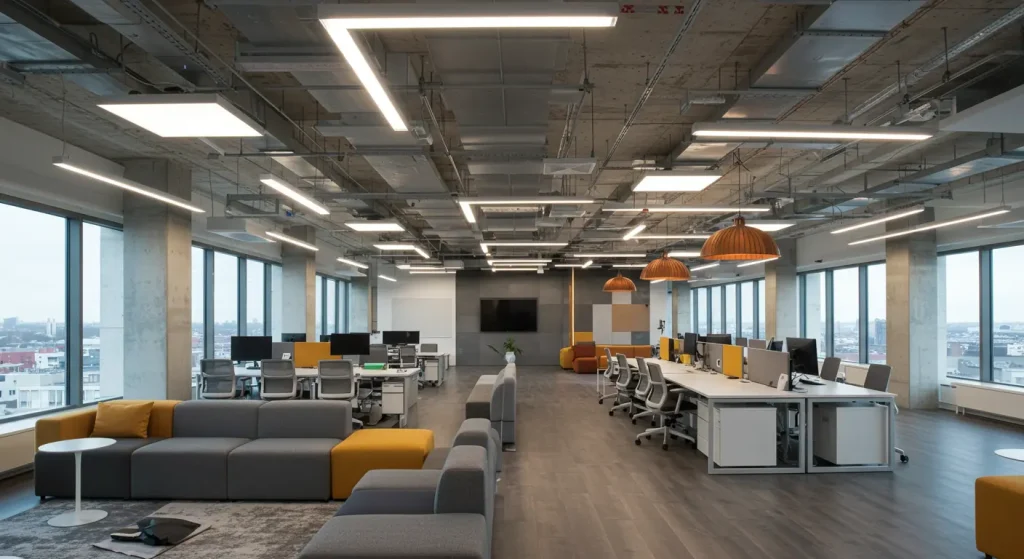 Commercial interior lighting solutions