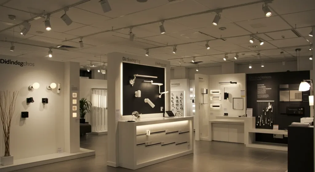 Energy-efficient LED commercial lighting for indoor spaces